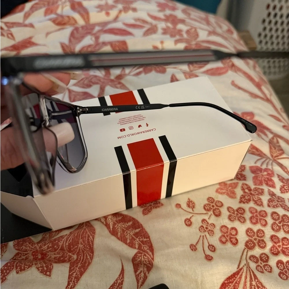Carrera Black and Silver Sunglasses